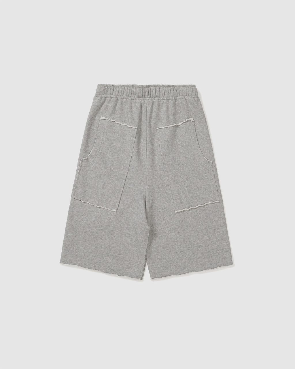 Raw Cut Detail Jersey Skirt