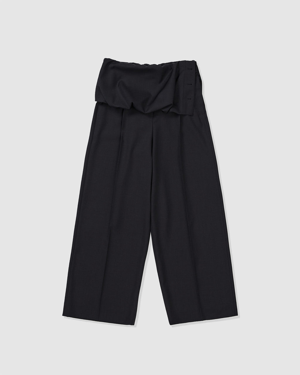 Foldover Volume Trousers