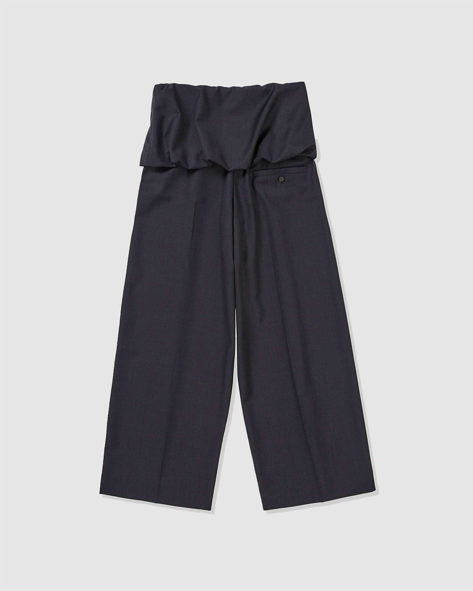 Foldover Volume Trousers