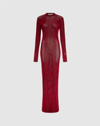 Long Simple Dress Long Sleeves