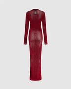 Long Simple Dress Long Sleeves