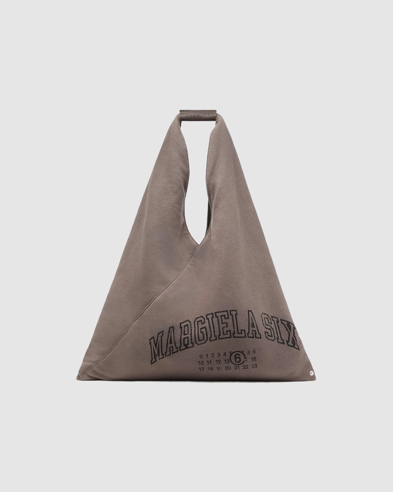 Cotton Jersey Japanese Bag Medium Brown