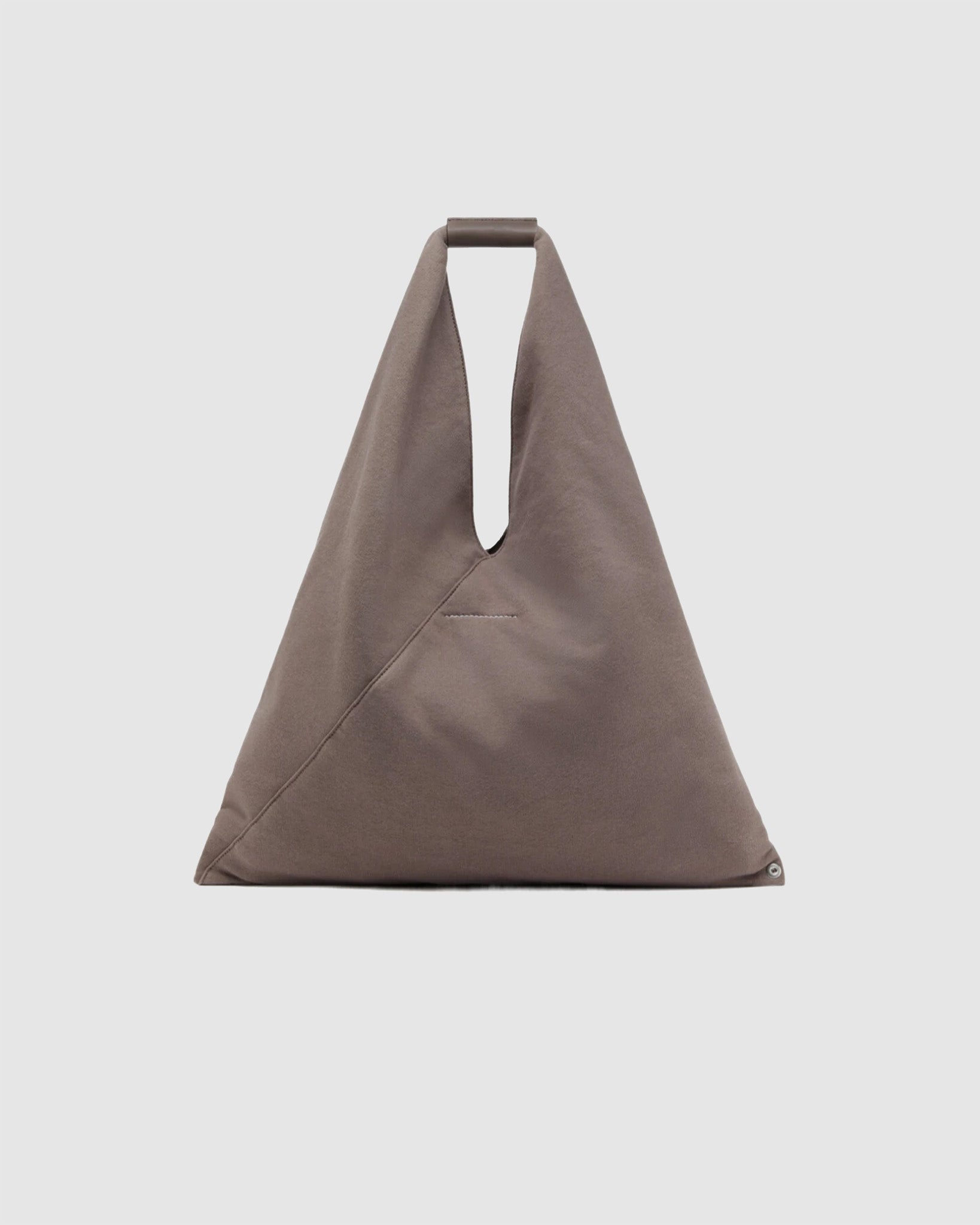 Cotton Jersey Japanese Bag Medium Brown