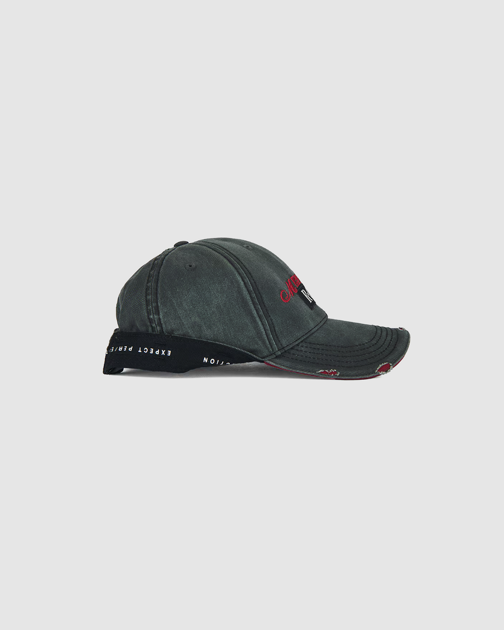 Roll Back Cap Grey/Red