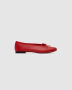 Red Repetto Edition Lilouh Soft Nappa Ballerina Flat