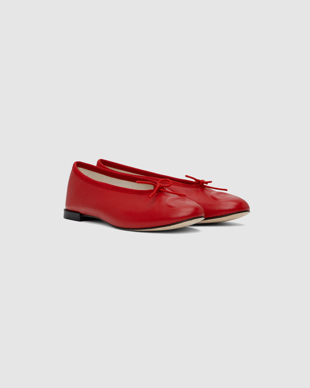 Red Repetto Edition Lilouh Soft Nappa Ballerina Flat