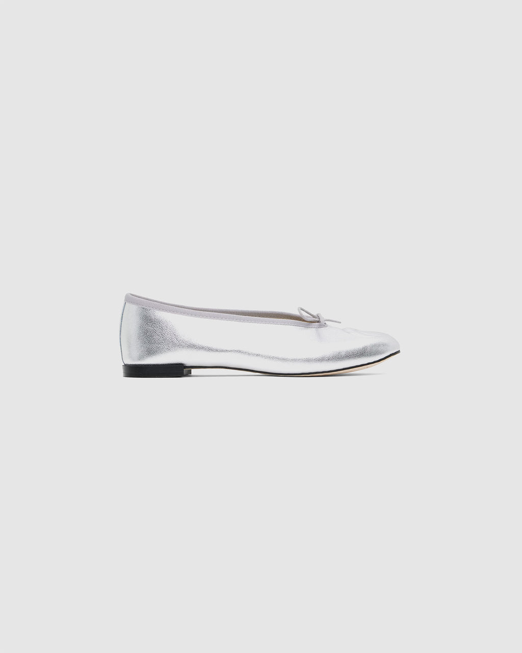 Silver Repetto Edition Lilouh Soft Nappa Ballerina Flats
