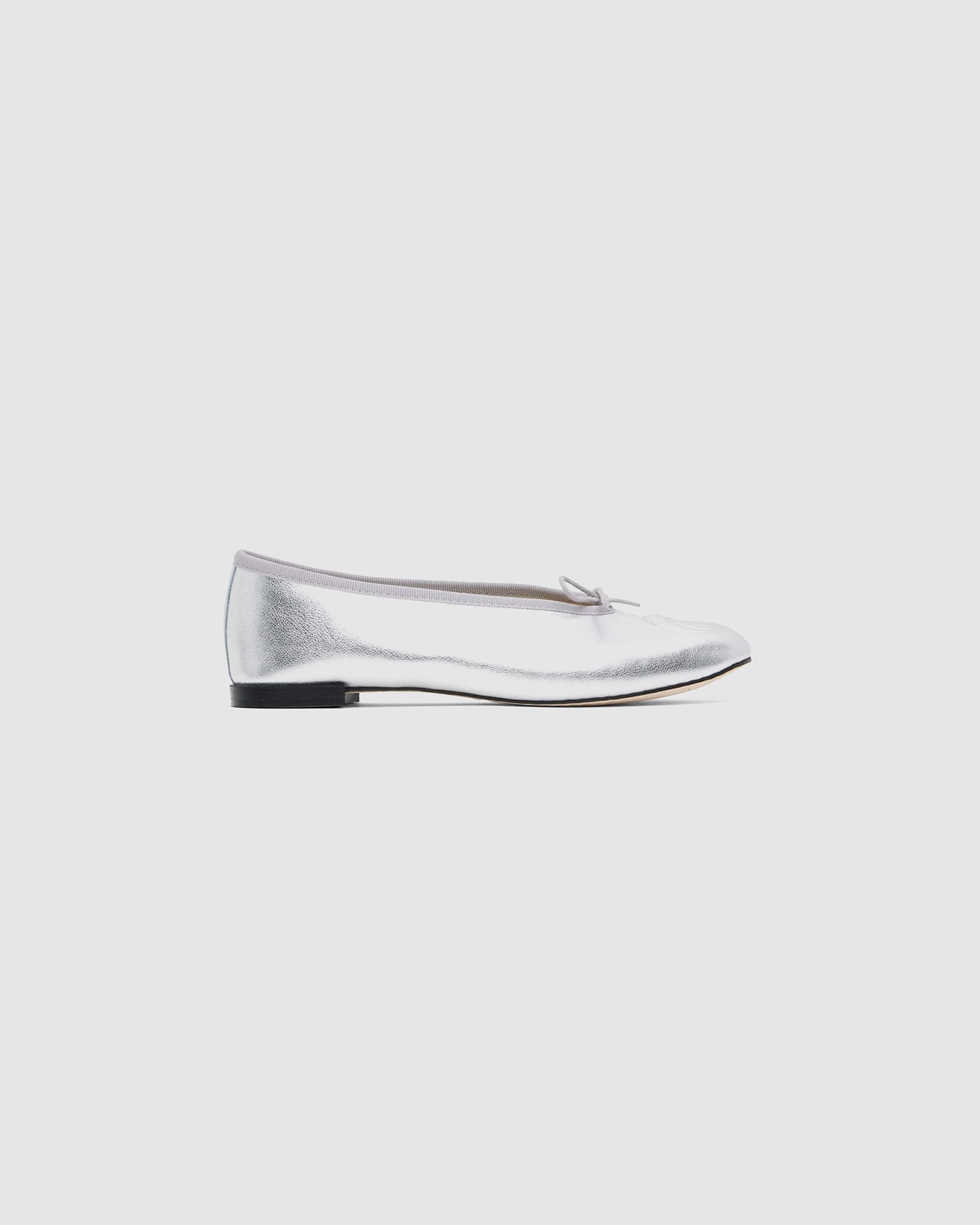 Silver Repetto Edition Lilouh Soft Nappa Ballerina Flats