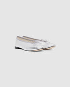 Silver Repetto Edition Lilouh Soft Nappa Ballerina Flats