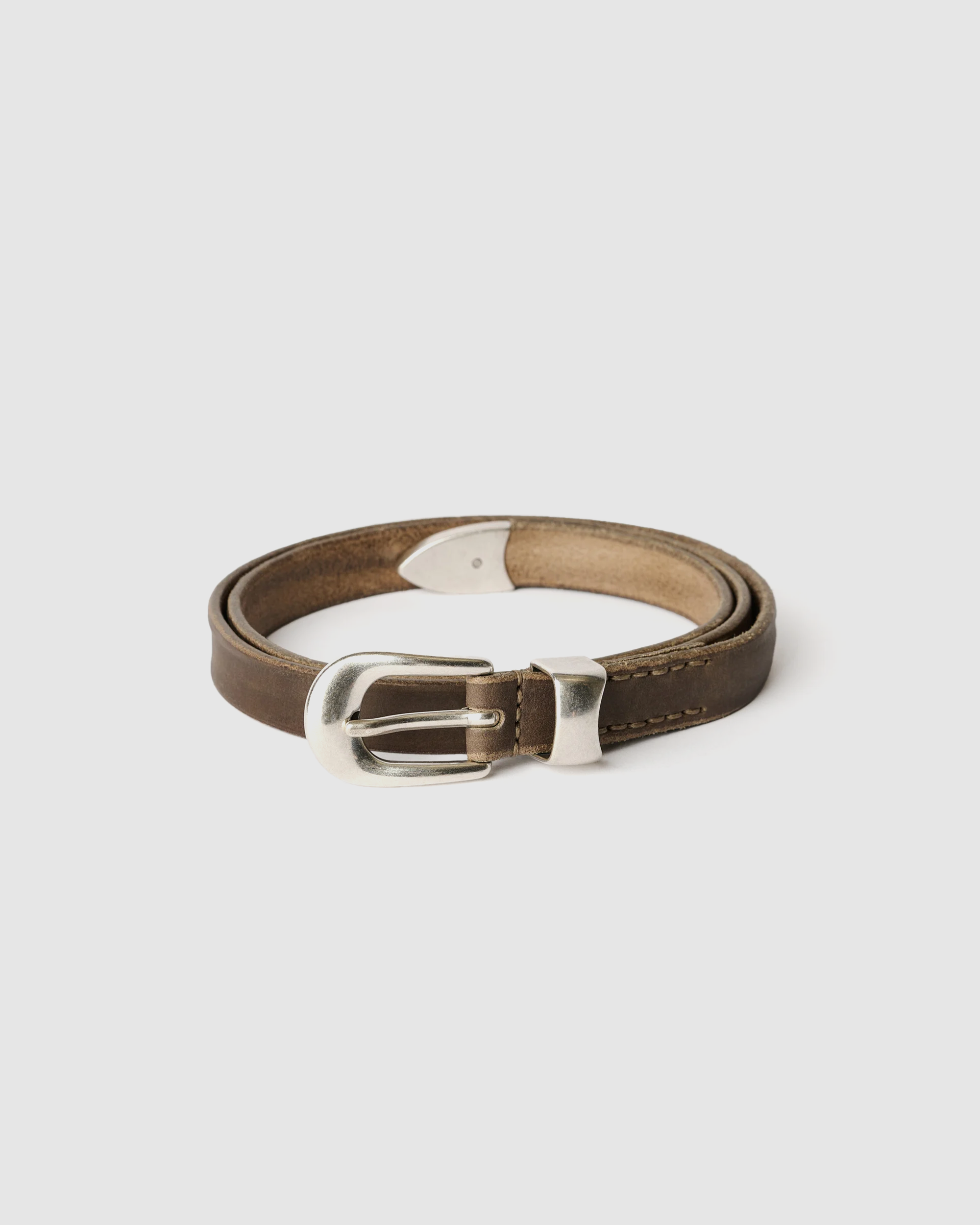 2CM Belt Sundried Clay Leather