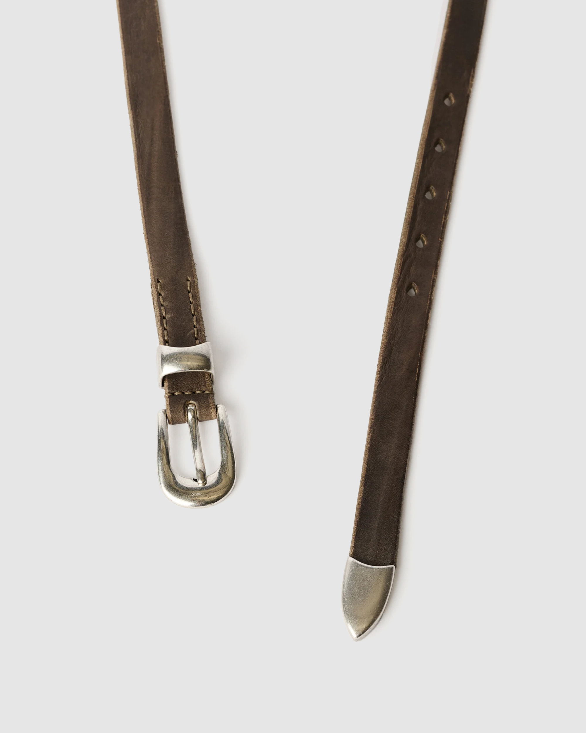 2CM Belt Sundried Clay Leather