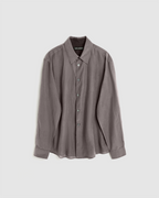 Beyond Shirt Charcoal Bordeaux Cotton Silk