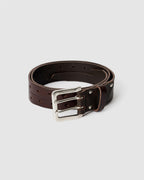 Split Belt Oily Brown