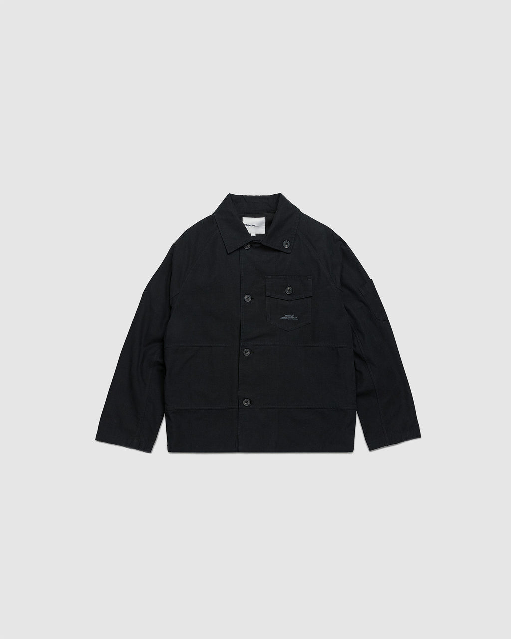 Panel Jacket Black