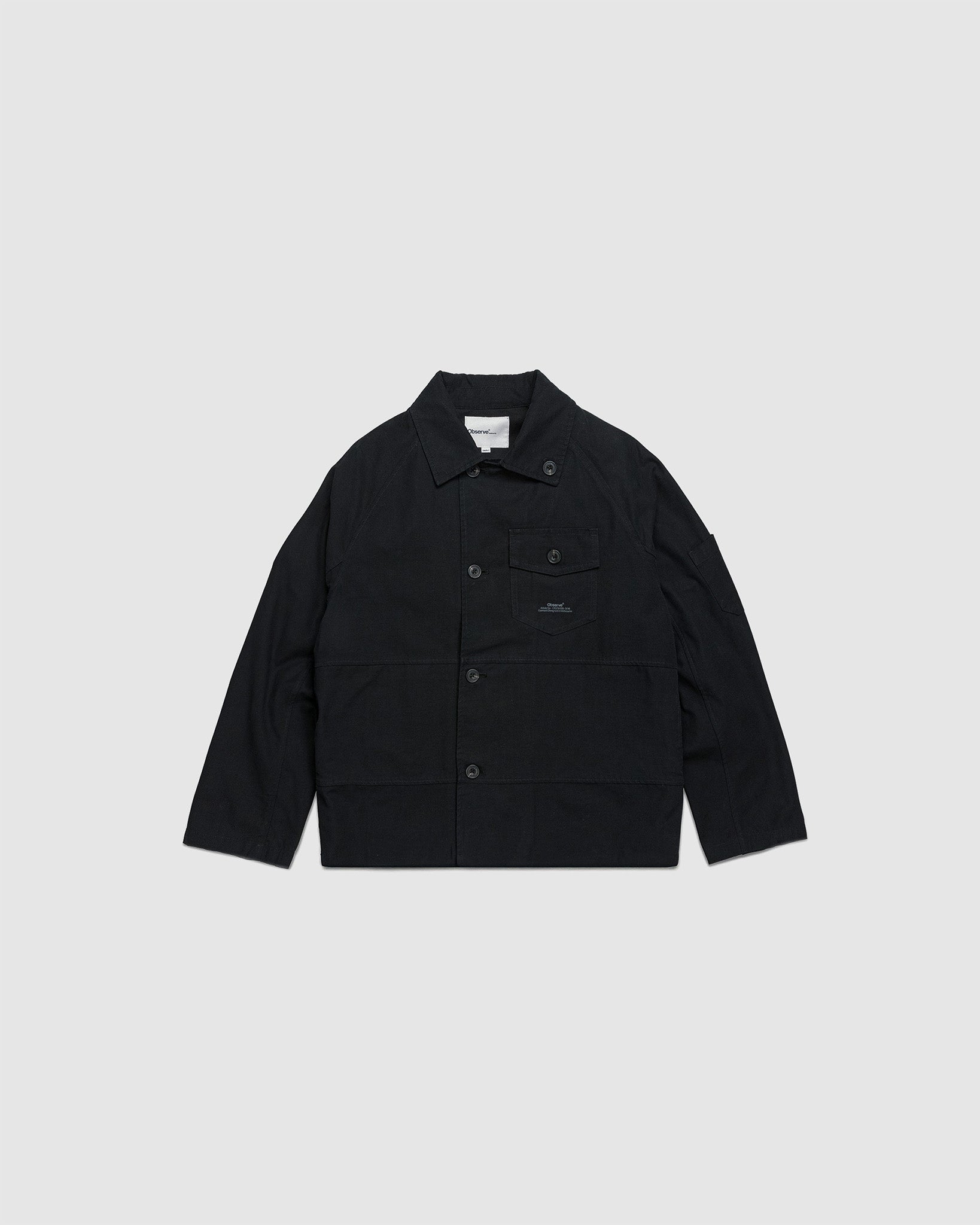 Panel Jacket Black