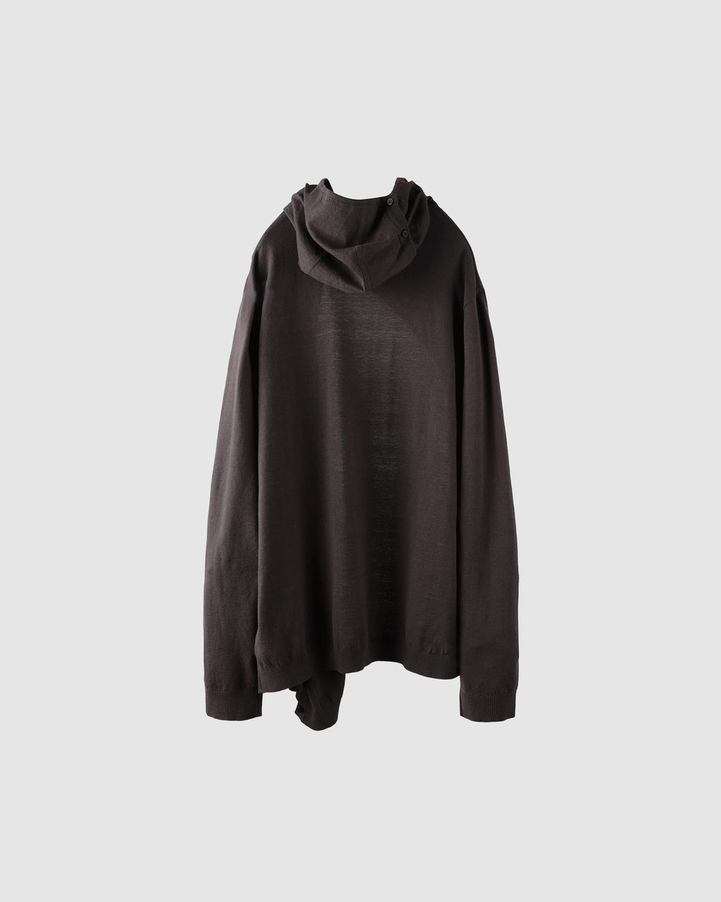 8.0 Knit Hoodie Centre Brown