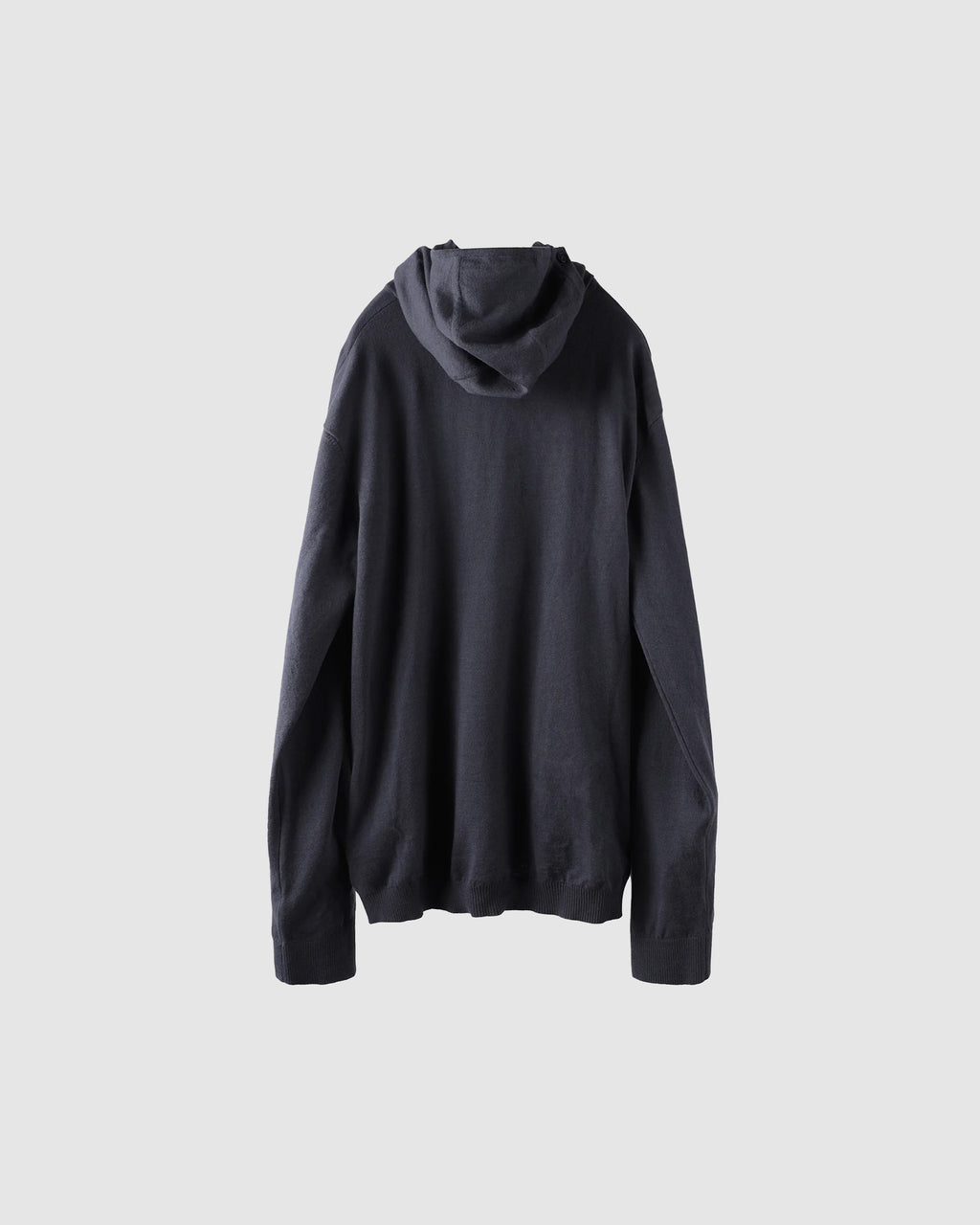 8.0 Knit Hoodie Centre Charcoal