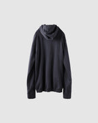 8.0 Knit Hoodie Centre Charcoal
