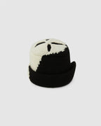 Knit Beanie Cream/Black