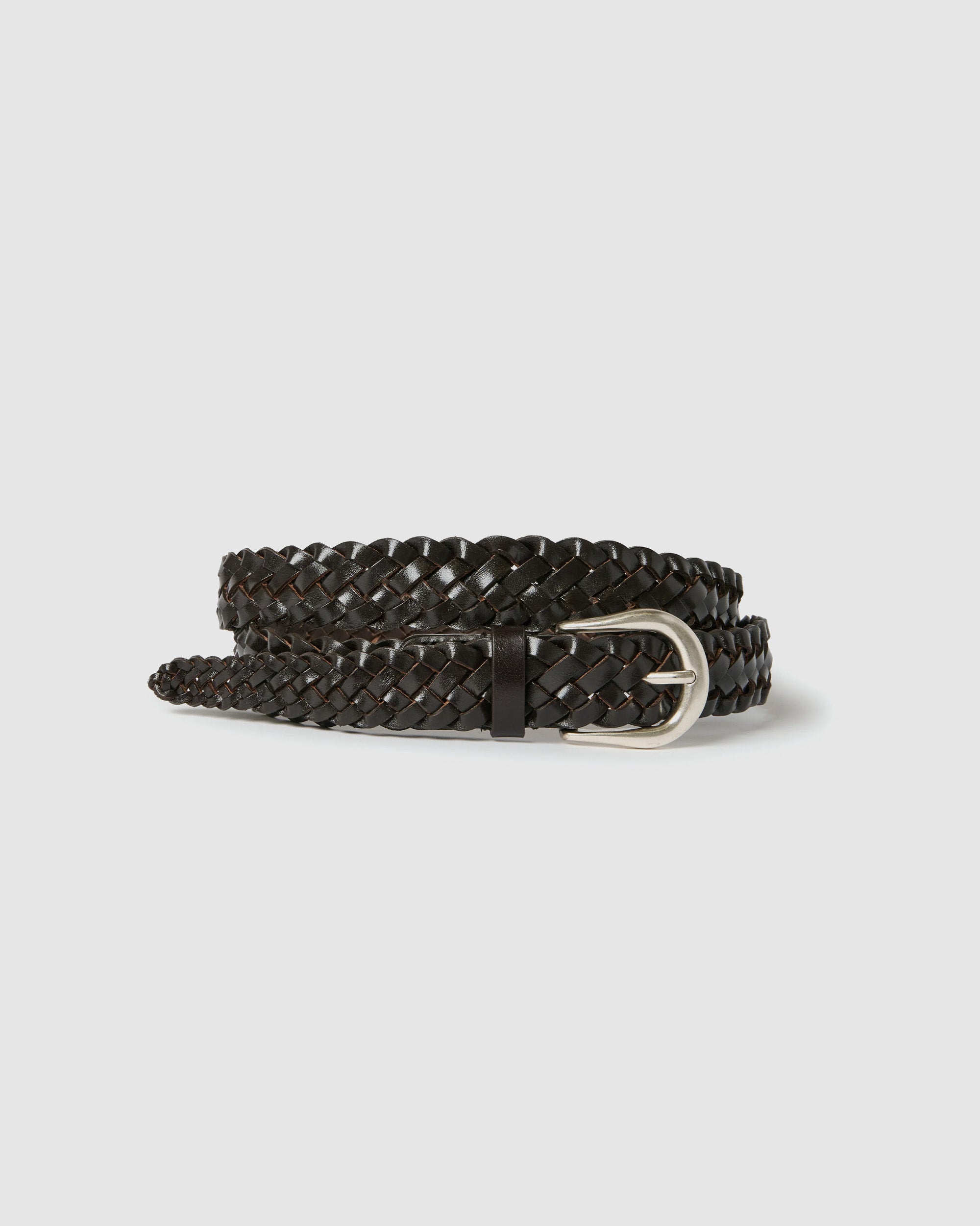Plaited Belt Cocoa
