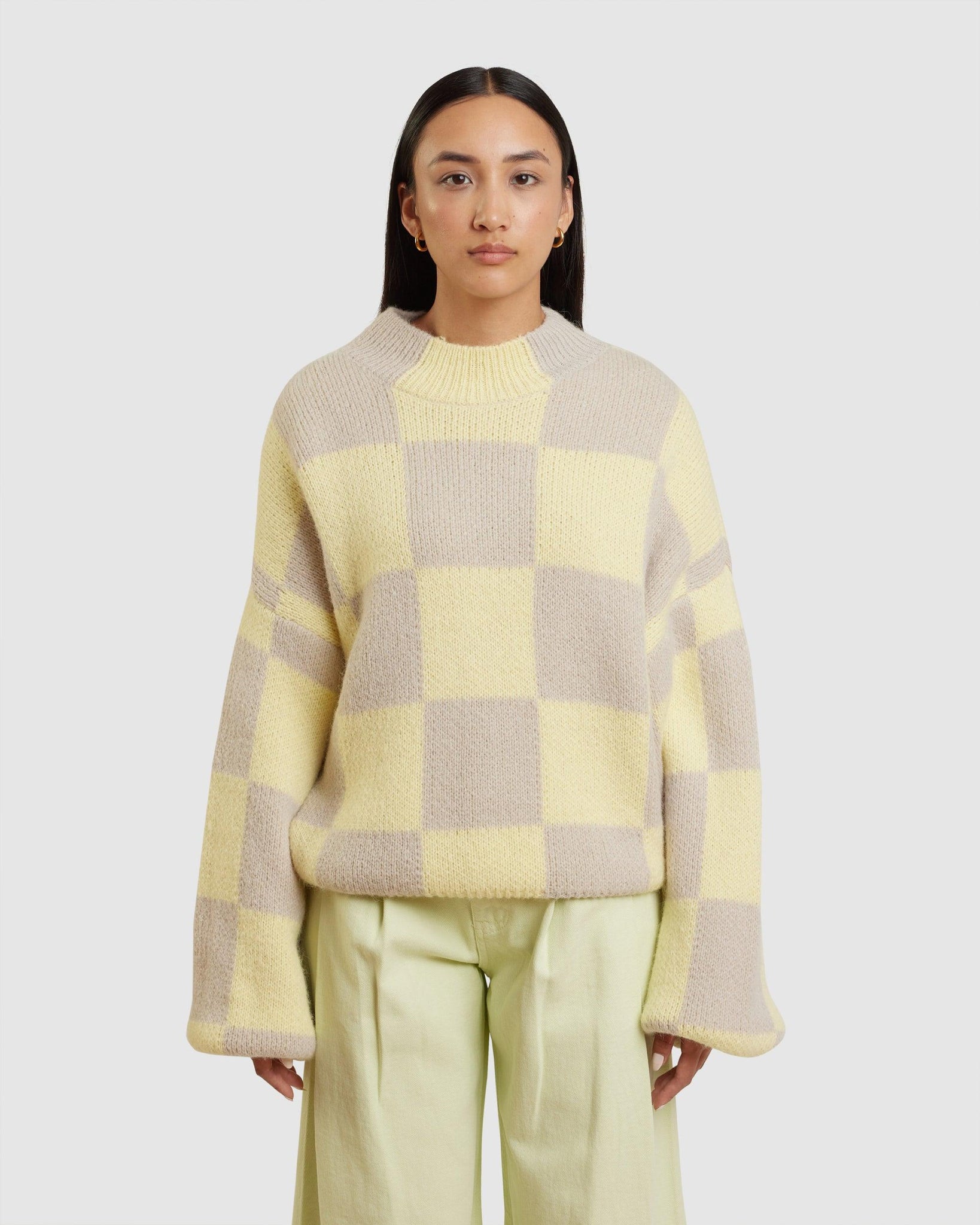 Adonis Knit Sweater Sand - {{ collection.title }} - Chinatown Country Club 