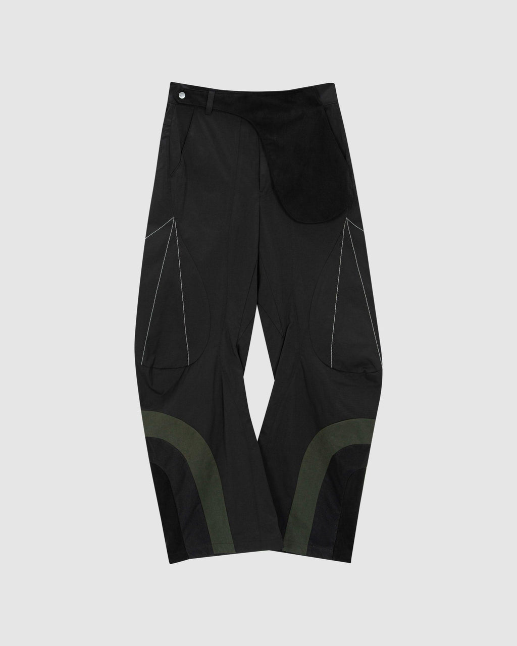 Articulated Waistbag Trouser V1 Black - {{ collection.title }} - Chinatown Country Club 