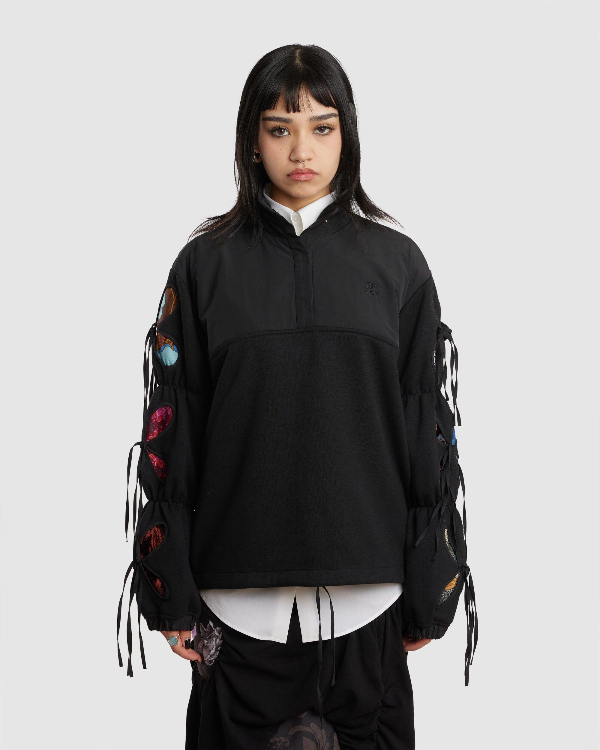 Black Cutout Jacket (W) - {{ collection.title }} - Chinatown Country Club 