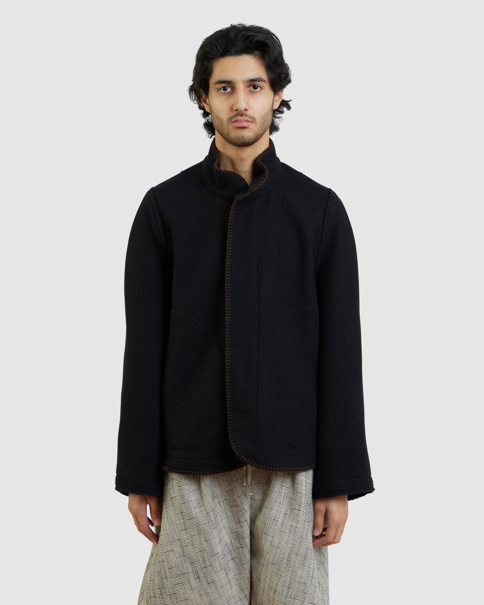 Blanket Jacket Black - {{ collection.title }} - Chinatown Country Club 