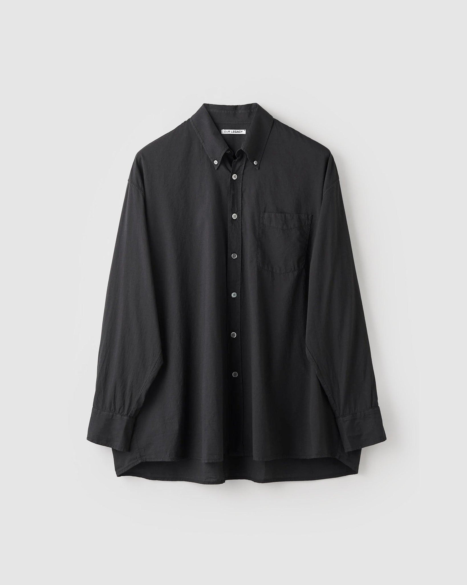 Borrowed BD Shirt Black Voile - {{ collection.title }} - Chinatown Country Club 
