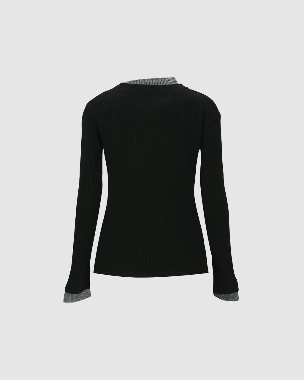 Button Slim Knit Cardigan