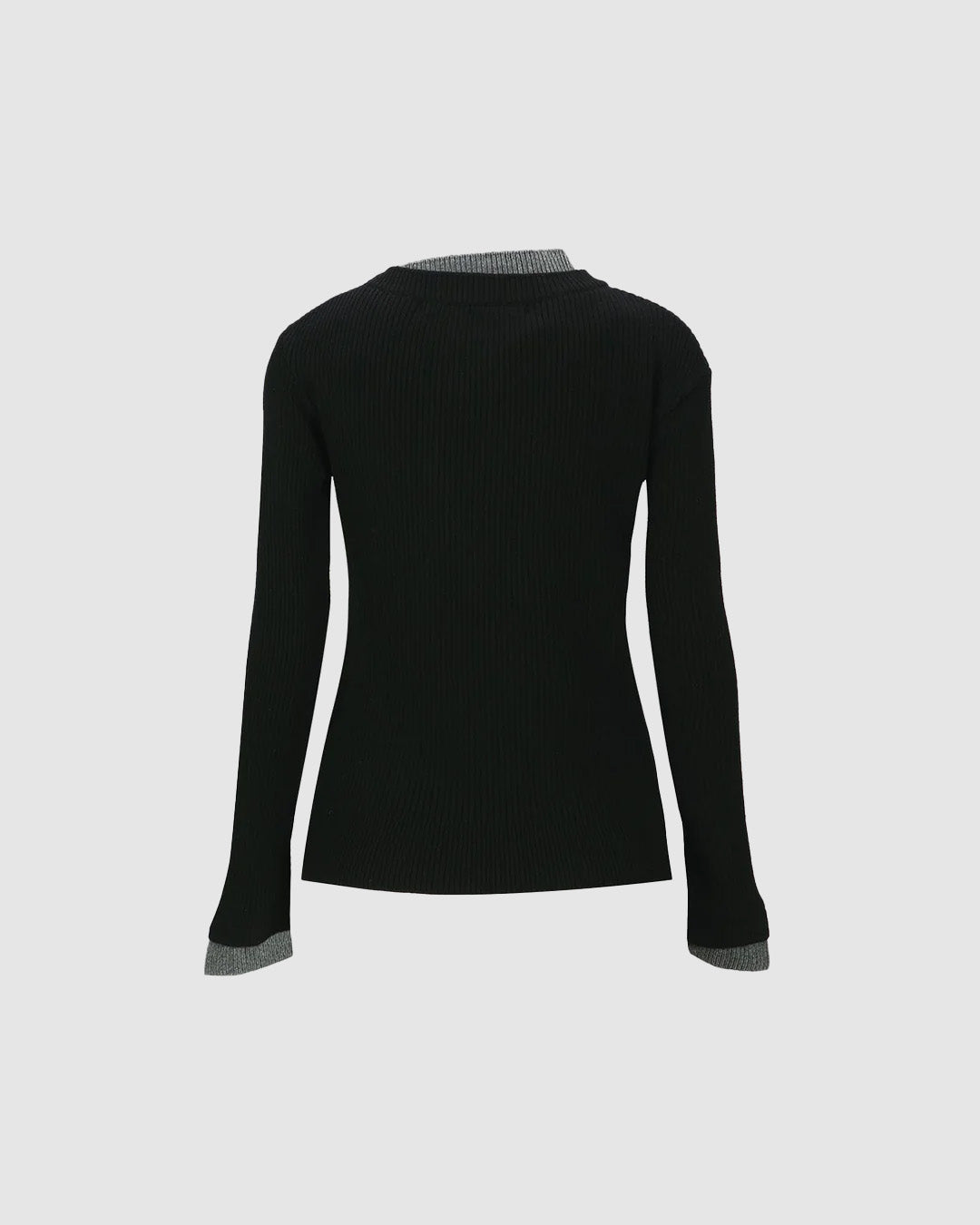 Button Slim Knit Cardigan