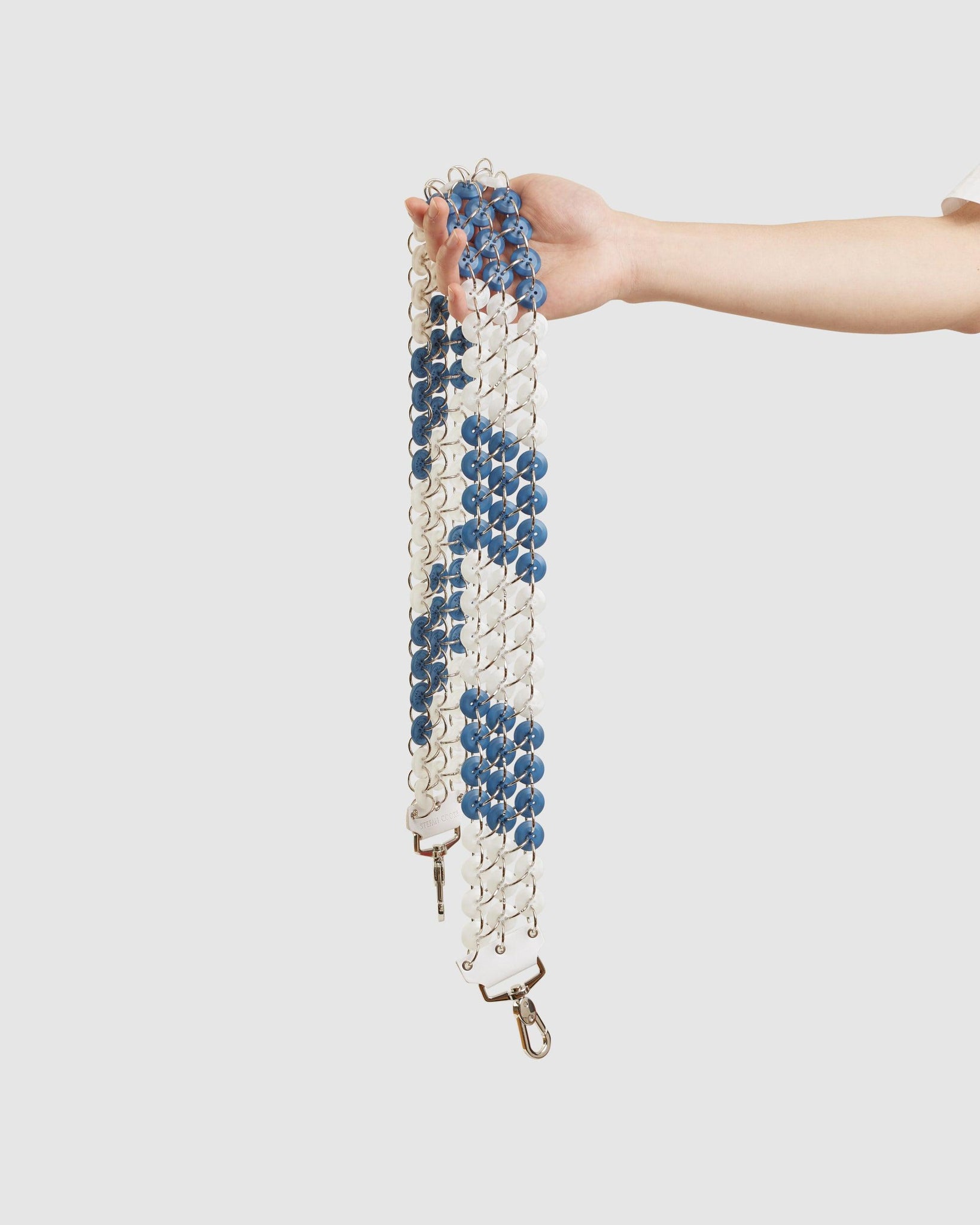 Button Strap Blue/White - {{ collection.title }} - Chinatown Country Club 