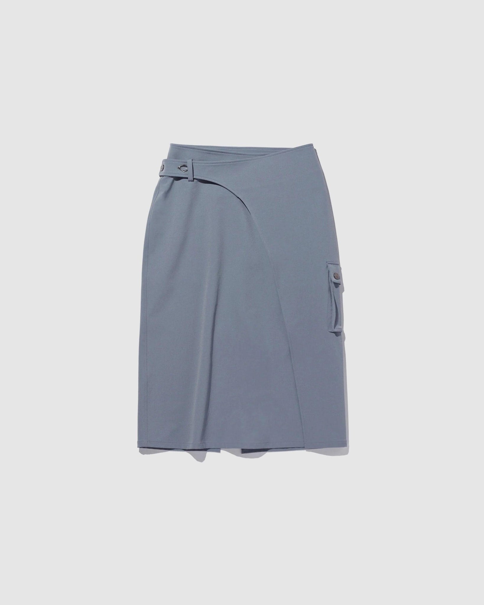 Cargo Midi Skirt Grey - {{ collection.title }} - Chinatown Country Club 