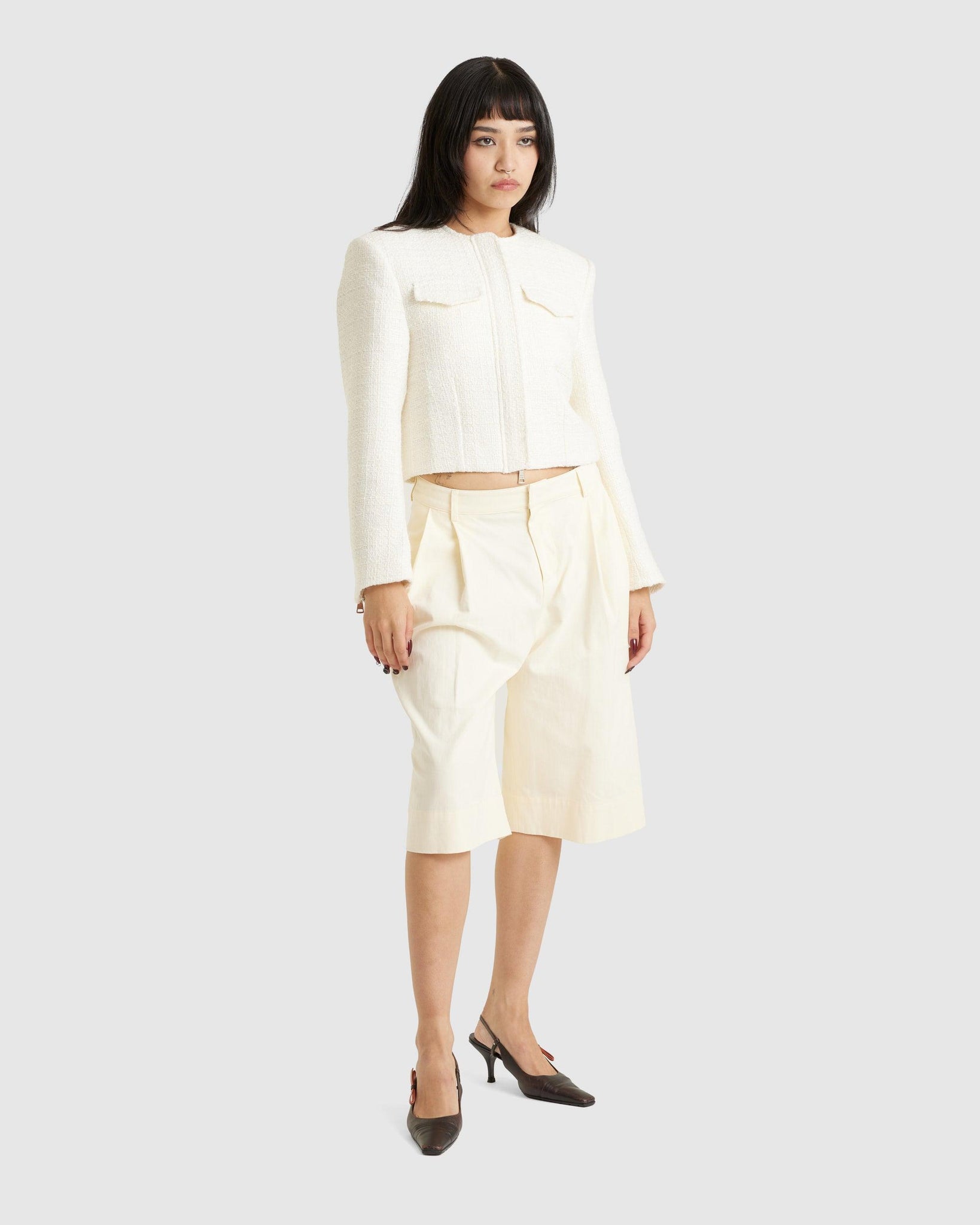 Charlie Shorts Ivory - {{ collection.title }} - Chinatown Country Club 