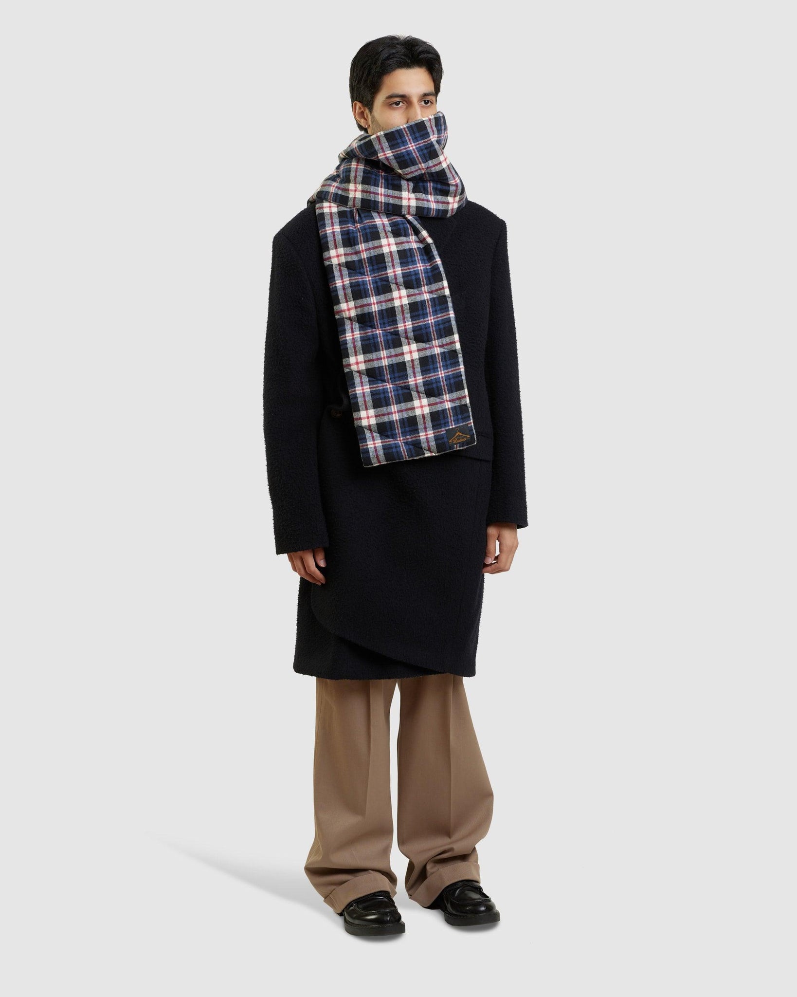 Checked Padded Scarf - {{ collection.title }} - Chinatown Country Club 