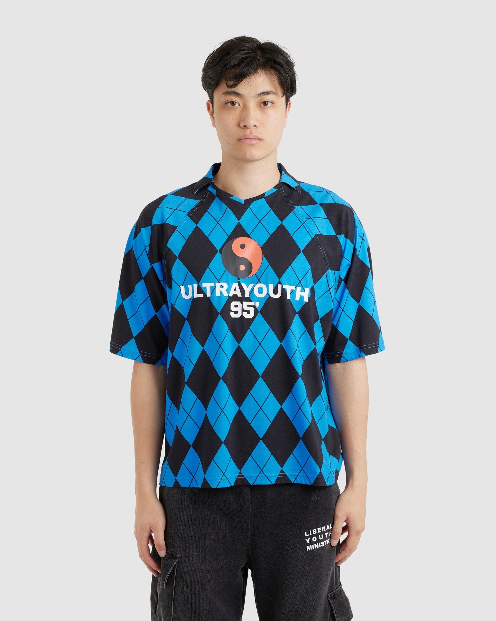 Checks Printed Polo T-Shirt Knit - {{ collection.title }} - Chinatown Country Club 