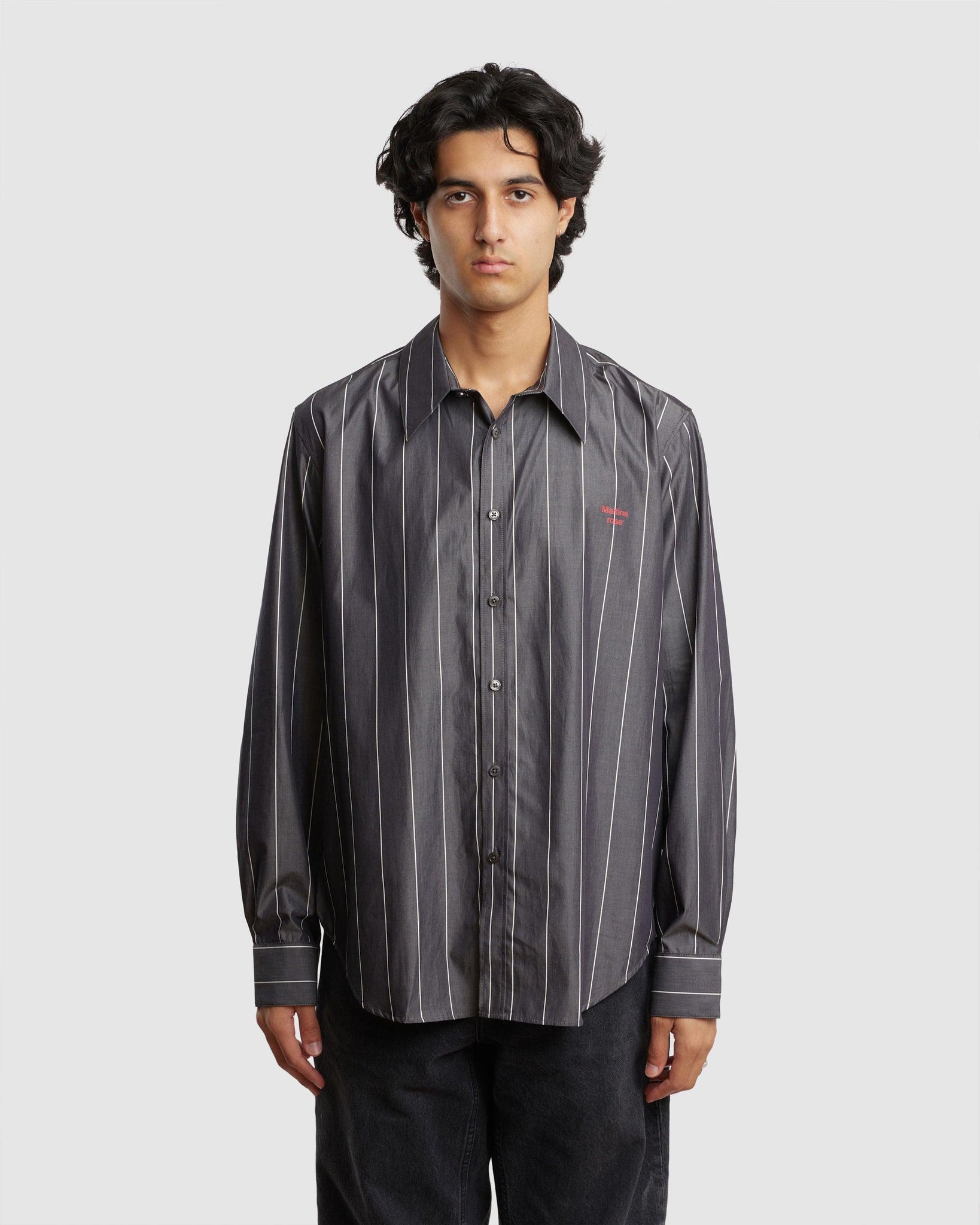 Classic Shirt Grey/White - {{ collection.title }} - Chinatown Country Club 