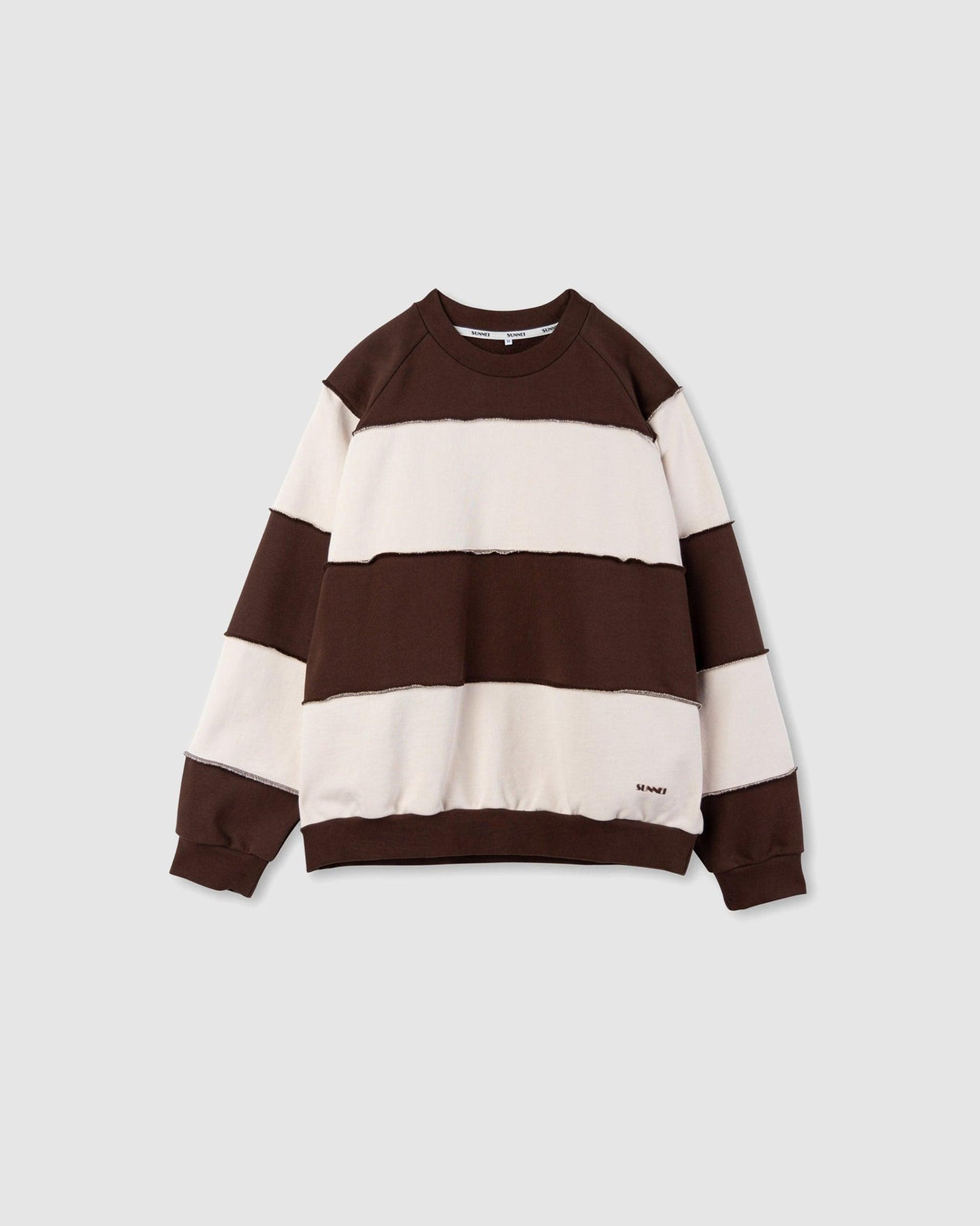 Classic Sweatshirt W Cuts Brown - {{ collection.title }} - Chinatown Country Club 
