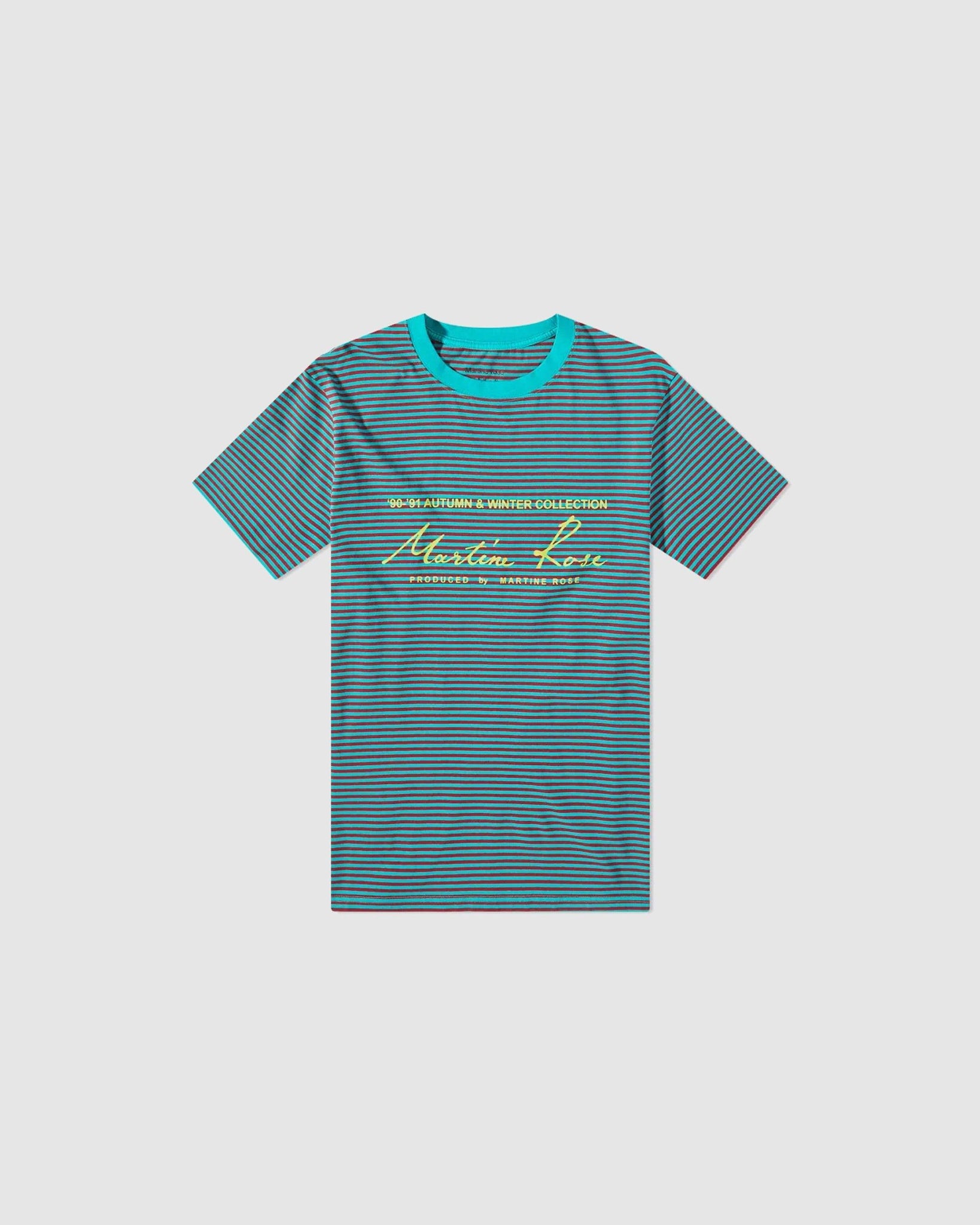 Classic T-Shirt Red & Green Stripe (W) - {{ collection.title }} - Chinatown Country Club 