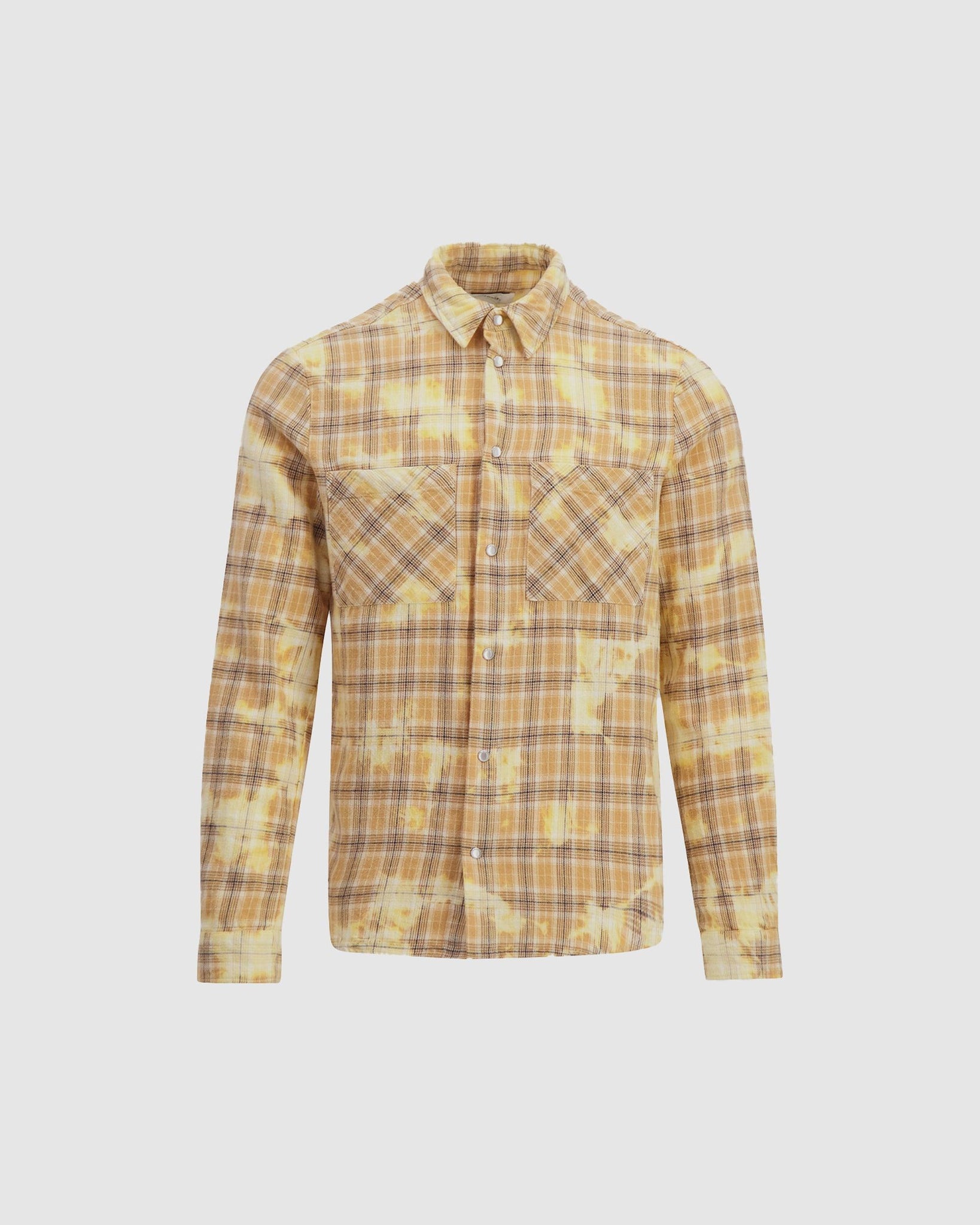Clip Bleach Check Shirt - {{ collection.title }} - Chinatown Country Club 