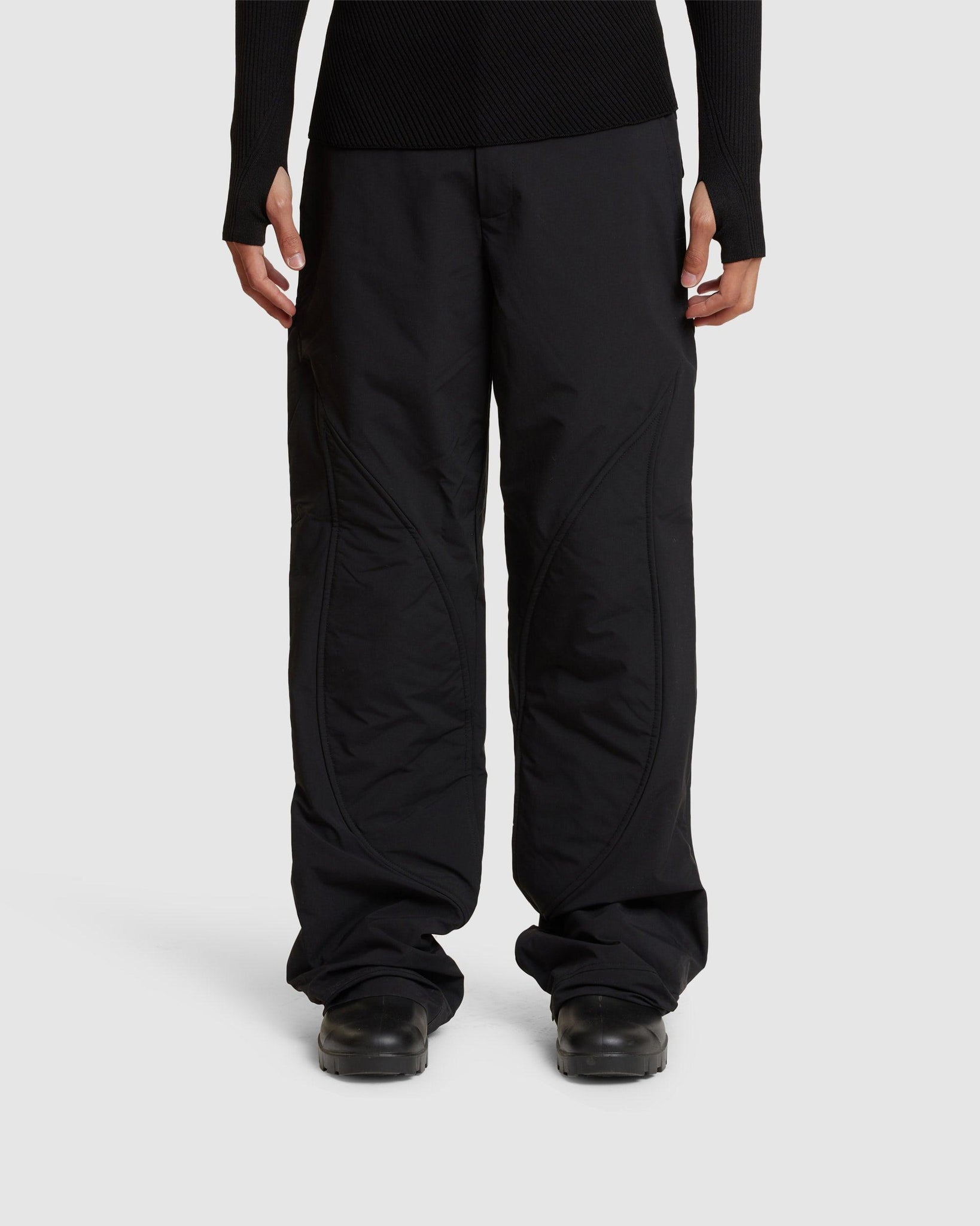 Concordance Puffed Cargo Pants Black - {{ collection.title }} - Chinatown Country Club 