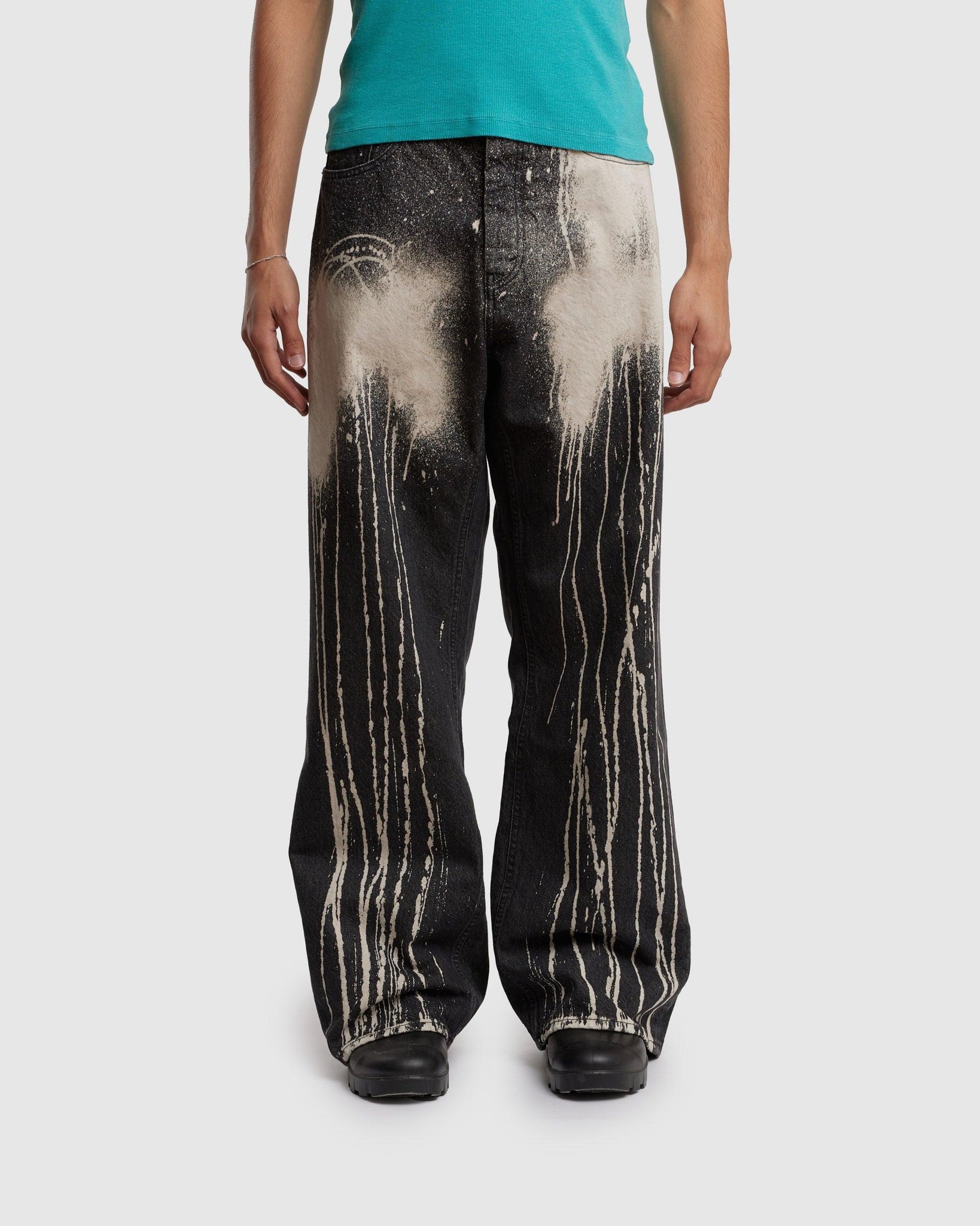 Criss Jeans Bleach Drip - {{ collection.title }} - Chinatown Country Club 