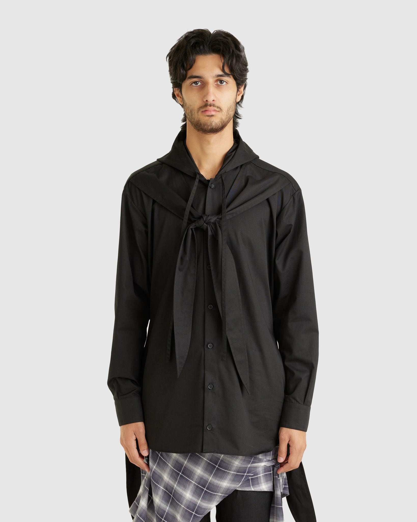Crossed Hooded Shirt - {{ collection.title }} - Chinatown Country Club 
