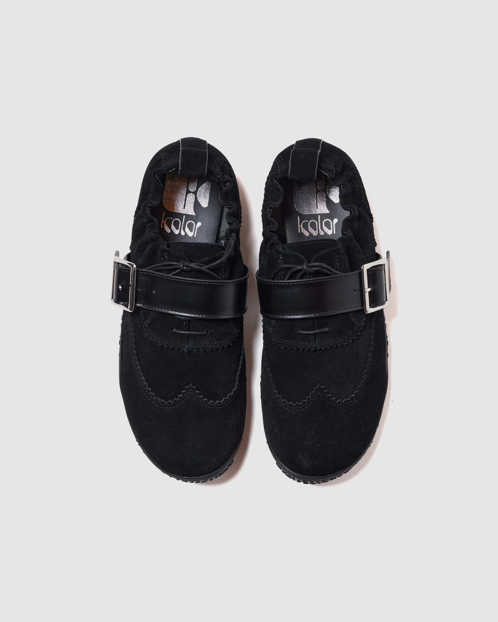 Suede Buckle Sneaker