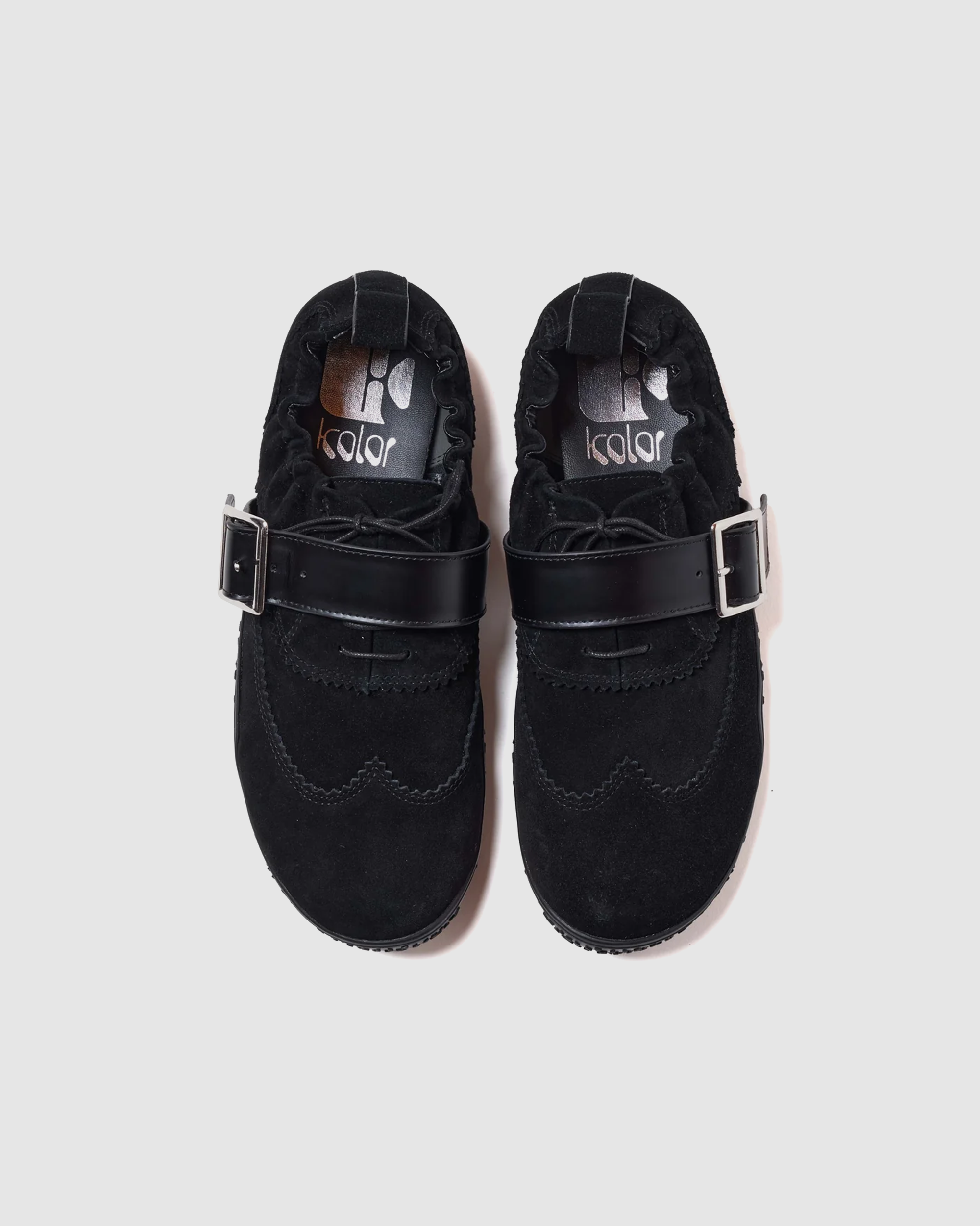 Suede Buckle Sneaker