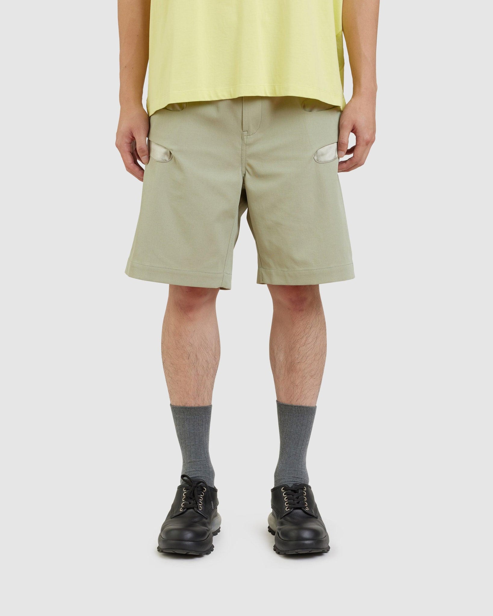 Curved Structured Casual Shorts - {{ collection.title }} - Chinatown Country Club 