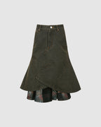 Custom Flare Layered Skirt