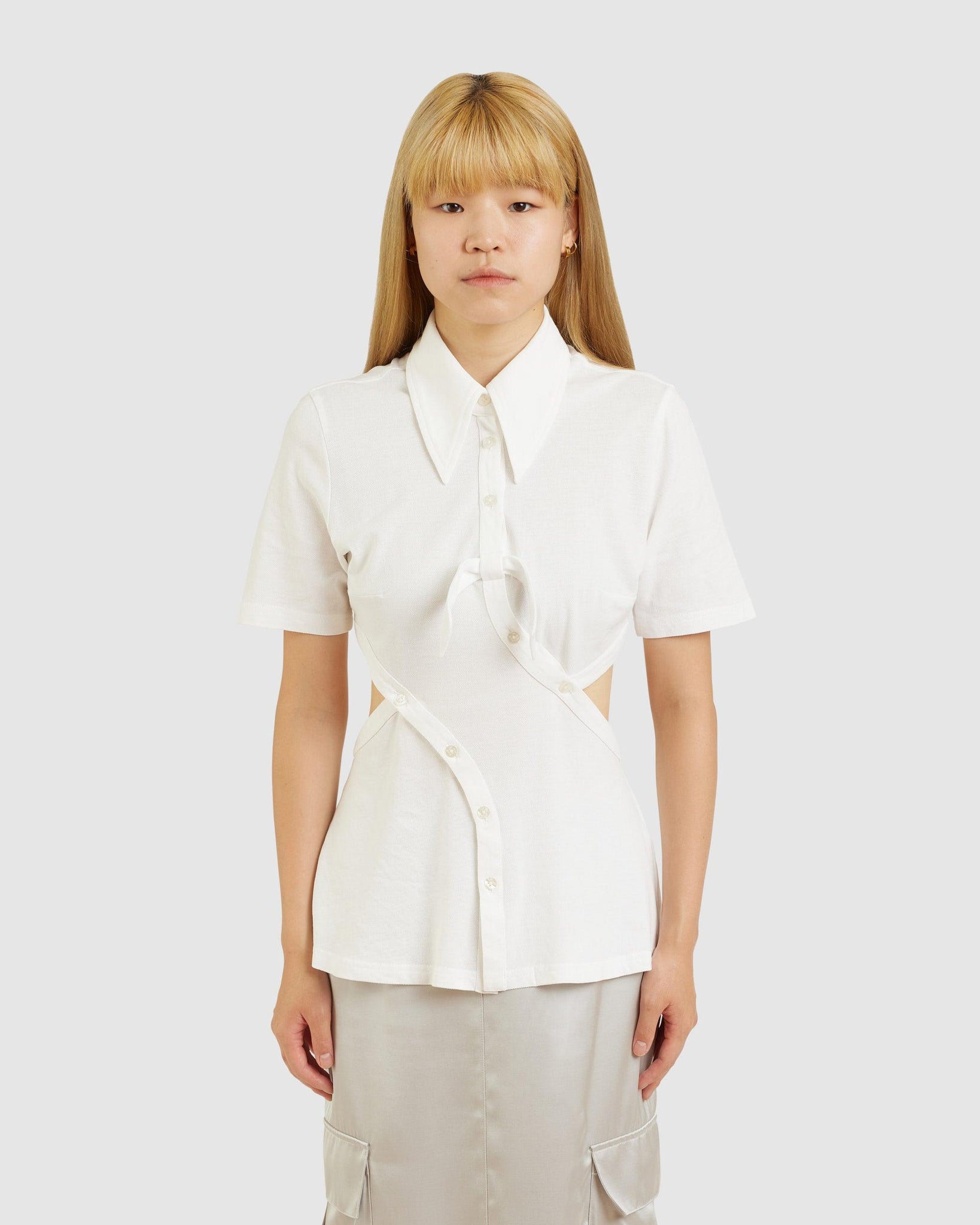 Cutline Polo Top - {{ collection.title }} - Chinatown Country Club 