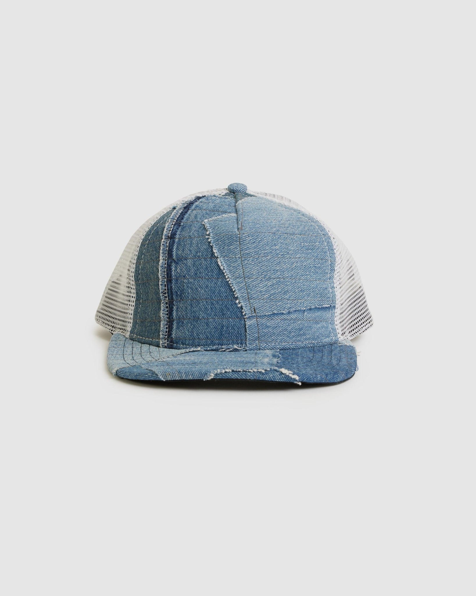 Denim Blue Stitchwork Trucker Hat - {{ collection.title }} - Chinatown Country Club 