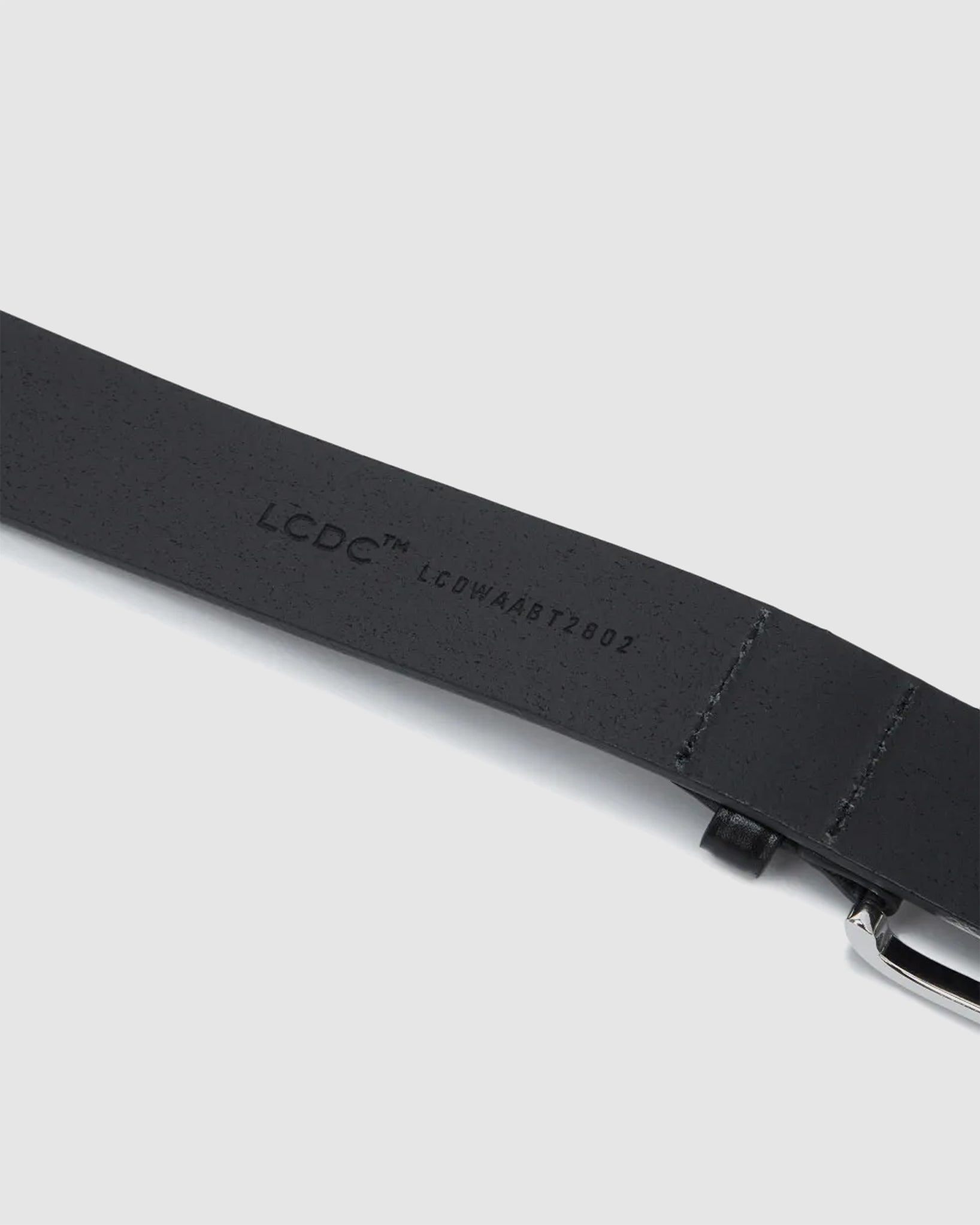 Double Buckle Leather Belt